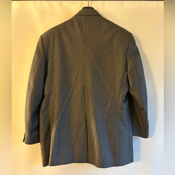 LAUREN RALPH LAUREN VINTAGE LORD & TAYLOR CHARCOAL GREY PURE WOOL SUIT - Picture 4 of 12